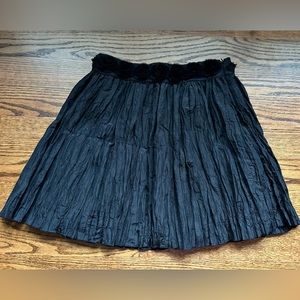 Rampage black crinkle skirt, women’s Small